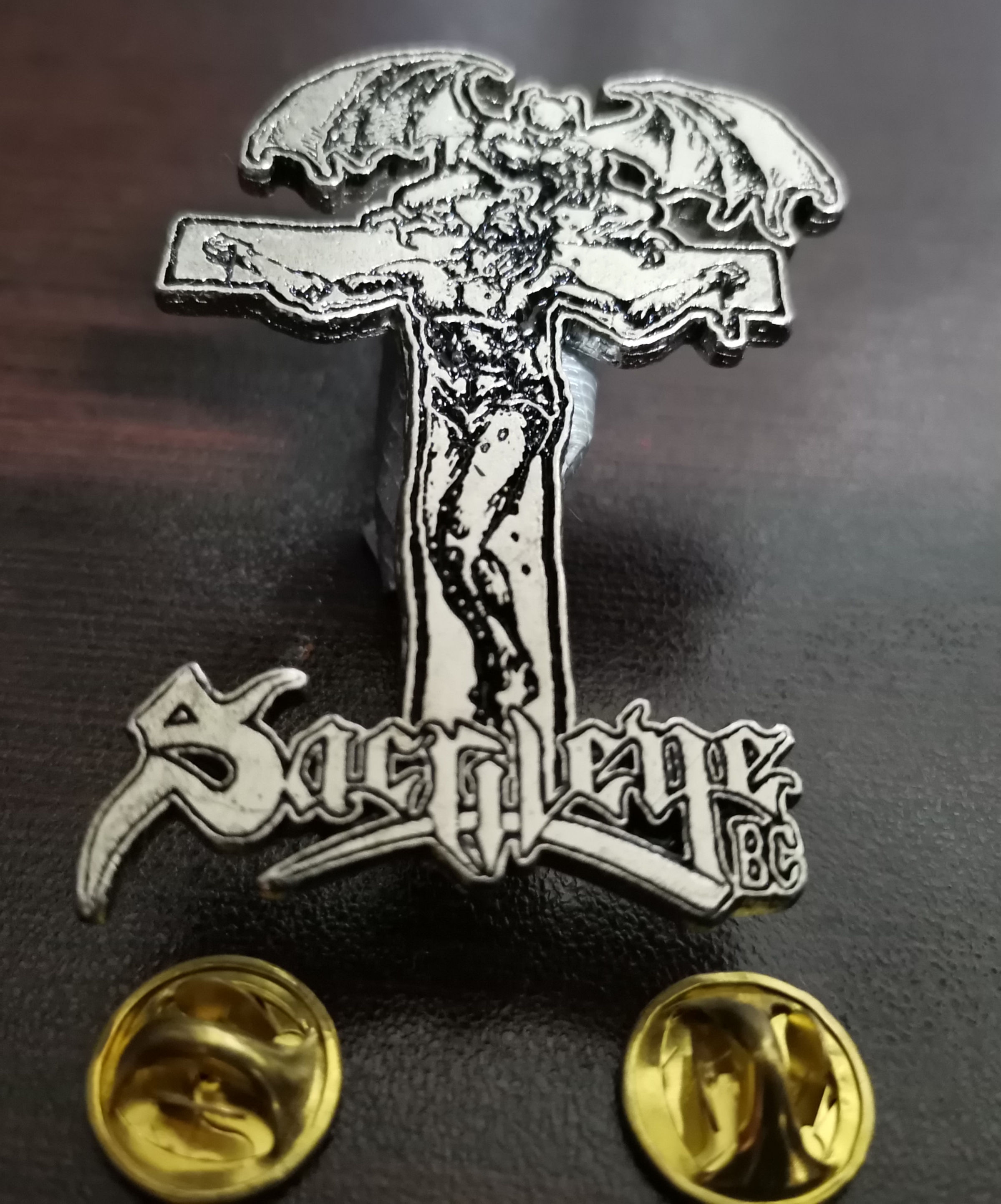 SACRILEGE B. C. - Party with God METAL PIN
