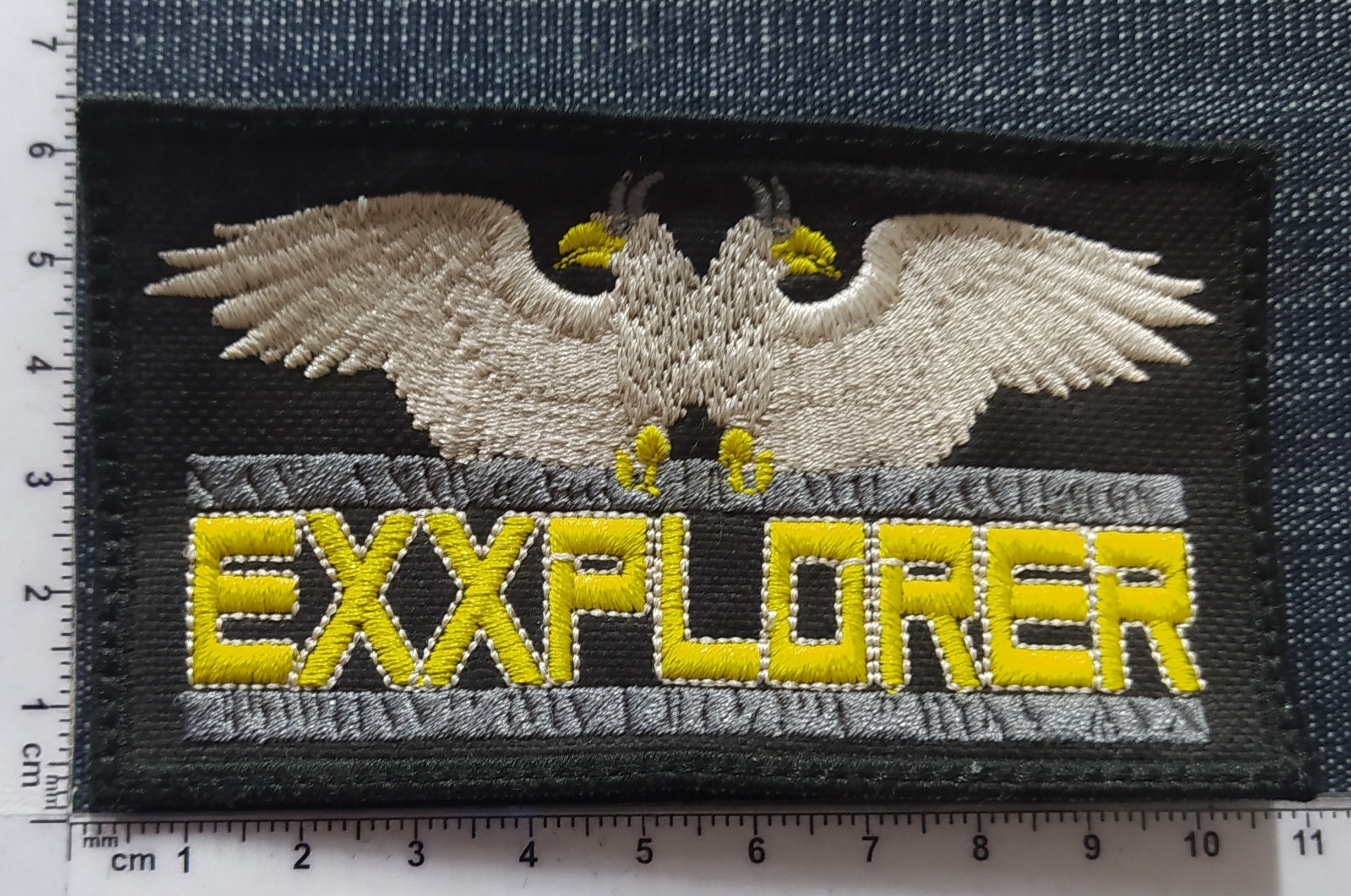 EXXPLORER -  Logo EMBROIDERED PATCH