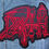Thumbnail: DEATH - Bloody Logo EMBROIDERED BACK PATCH