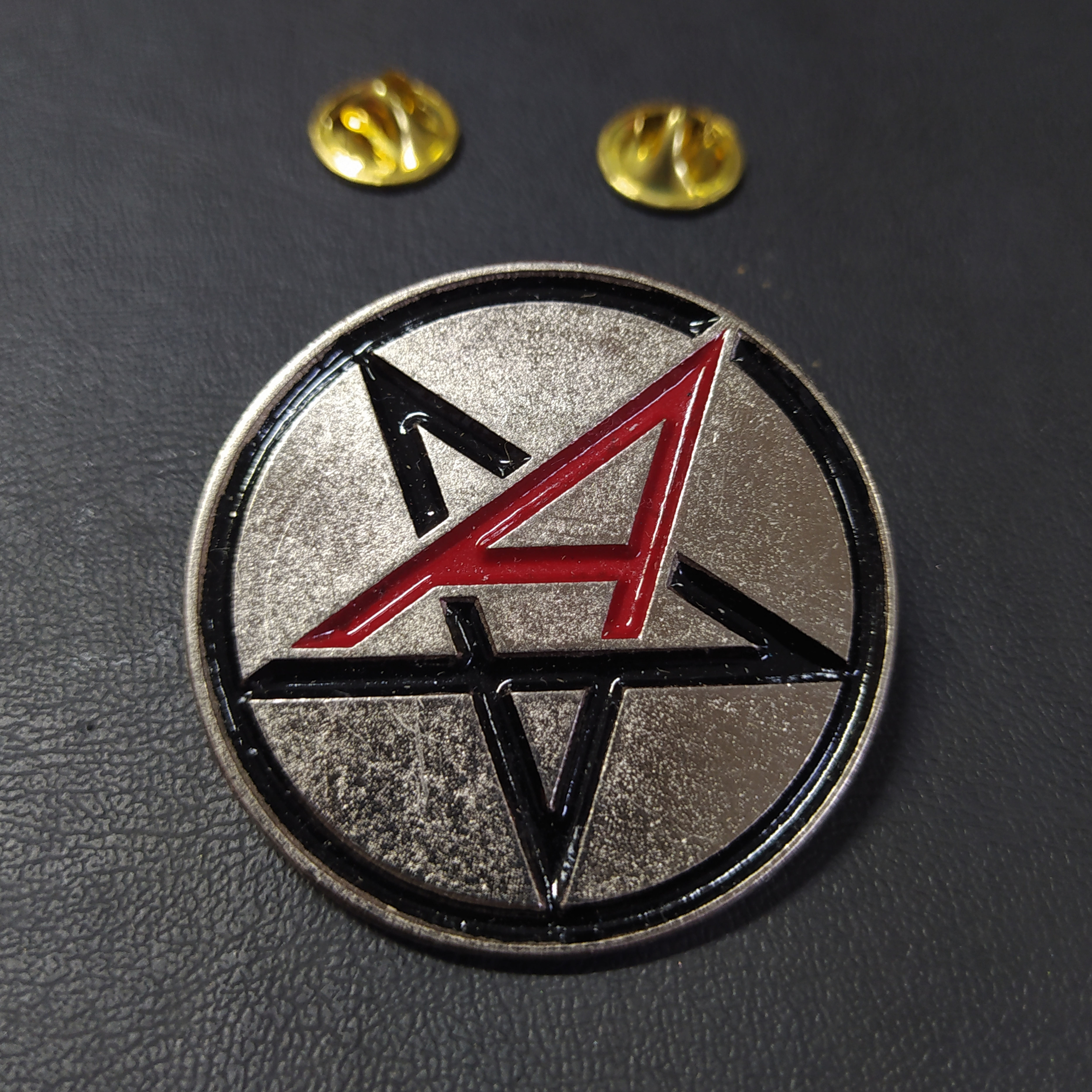 ANTHRAX - Pentagram Metal Pin