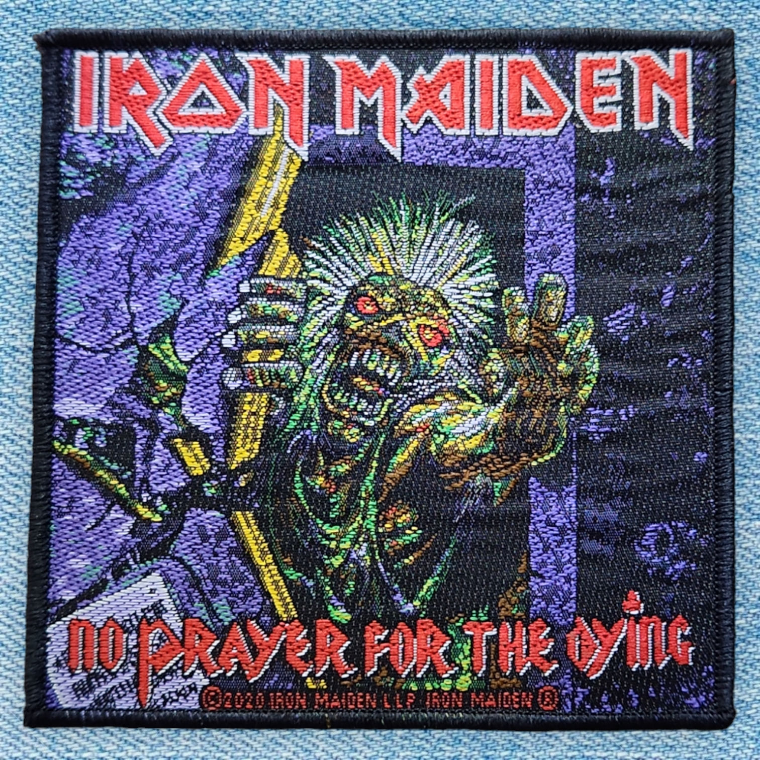 IRON MAIDEN - No Player for the Dying WOVEN PATCHE