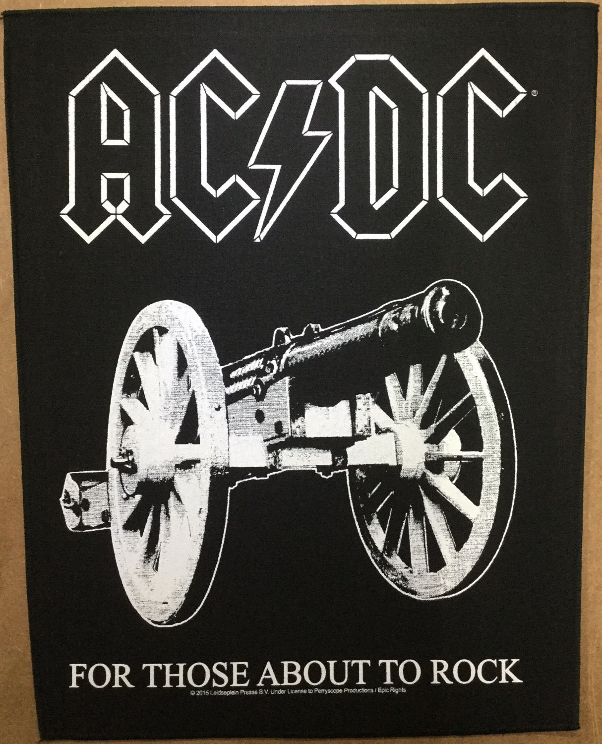 AC/DC - For Those About to Rock Back Patch