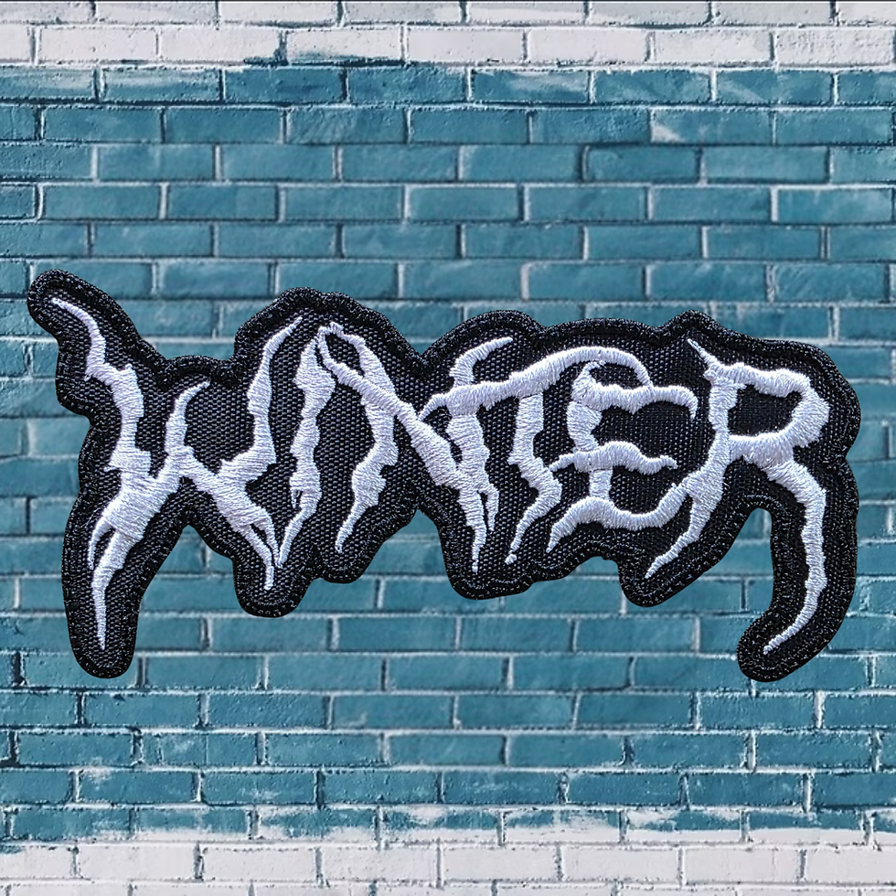Thumbnail: WINTER - Logo (shaped/ rectangle) EMBROIDERED PATCH