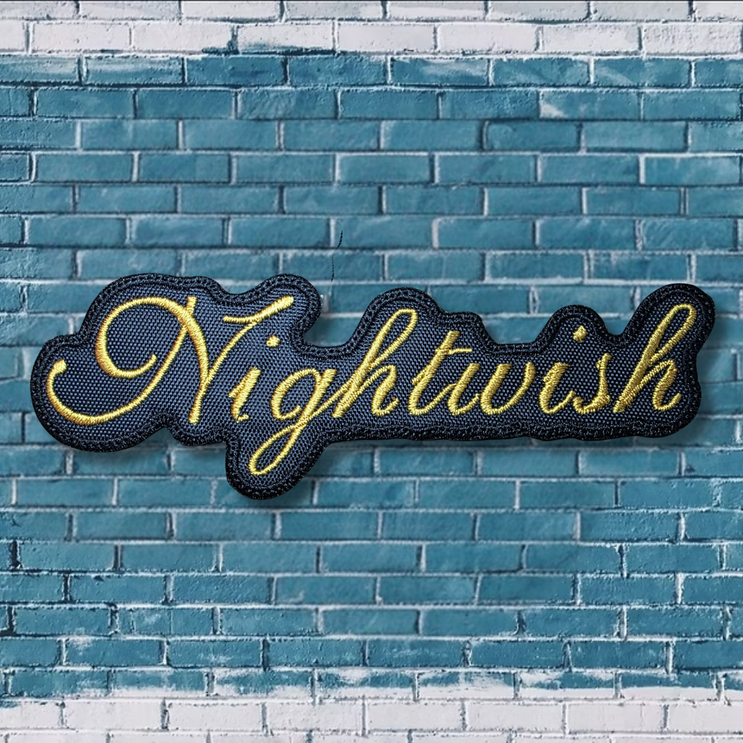 NIGHTWISH - Shaped Logo EMBROIDERED PATCH