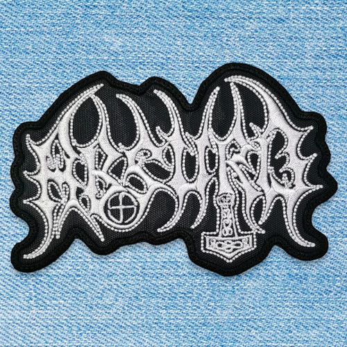 ABSURD - Logo Embroidered Patch | black-wings