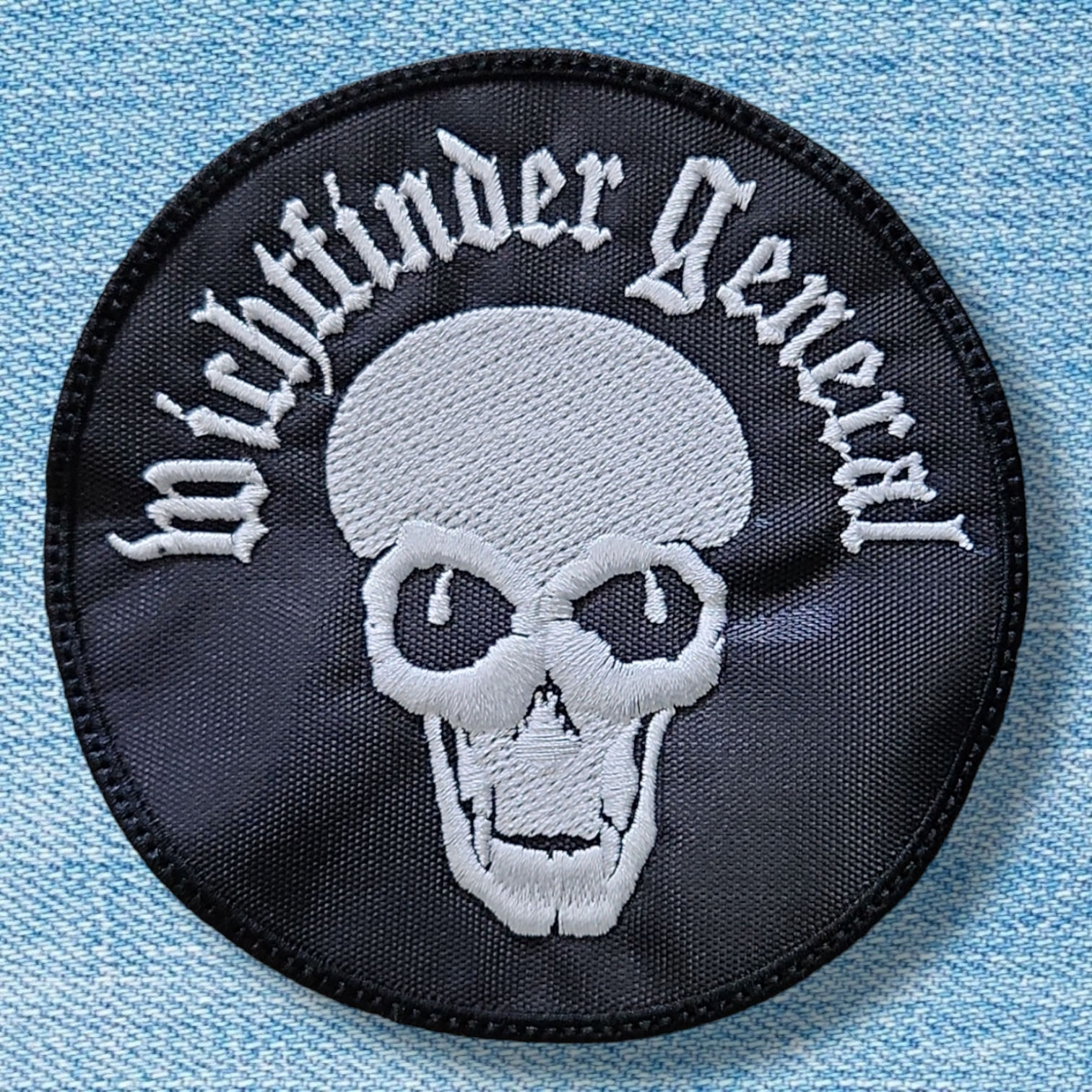 WITCHFINDER GENERAL - Logo Alien EMBROIDERED PATCH