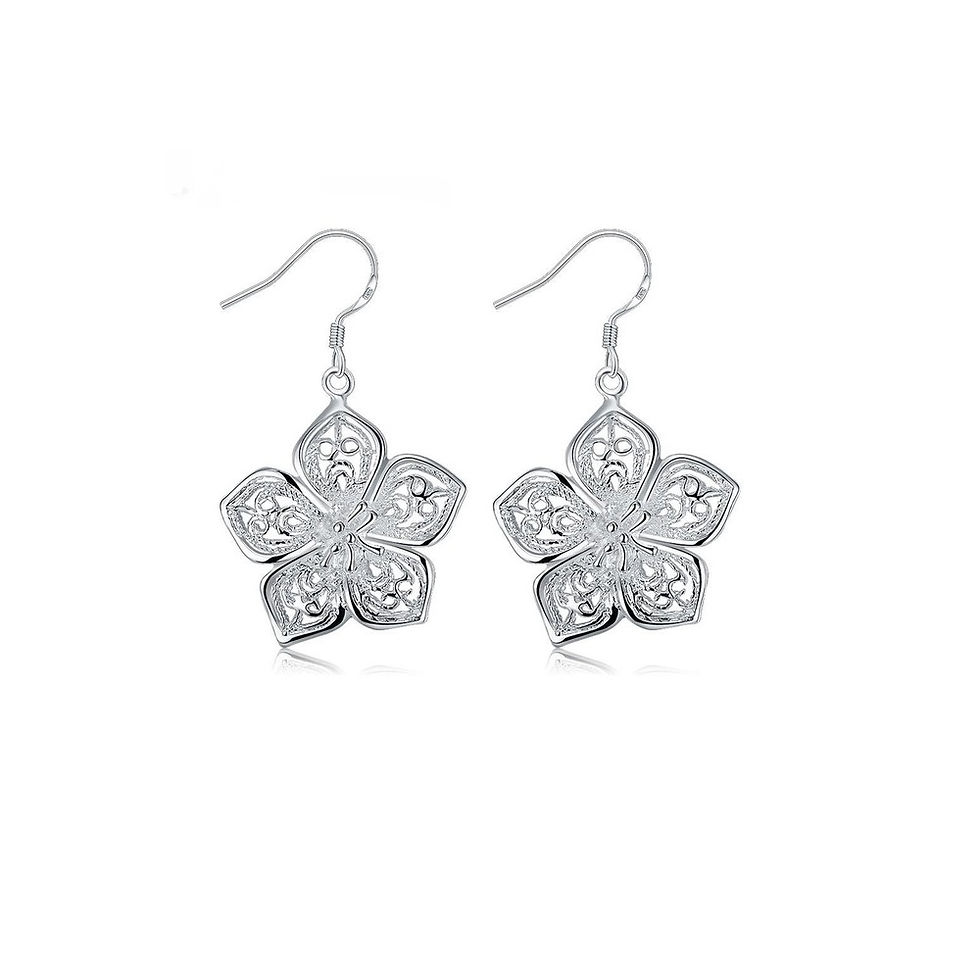 Thumbnail: Silver Plated Necklace, Bracelet or Earrings with Five