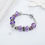 Thumbnail: Purple Glass Beads Crown Pendant