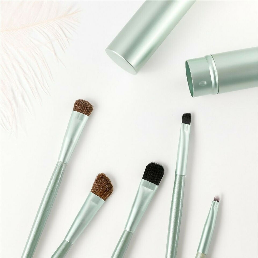 Portable Travel 5-Piece Mini Eye Makeup Brush Set