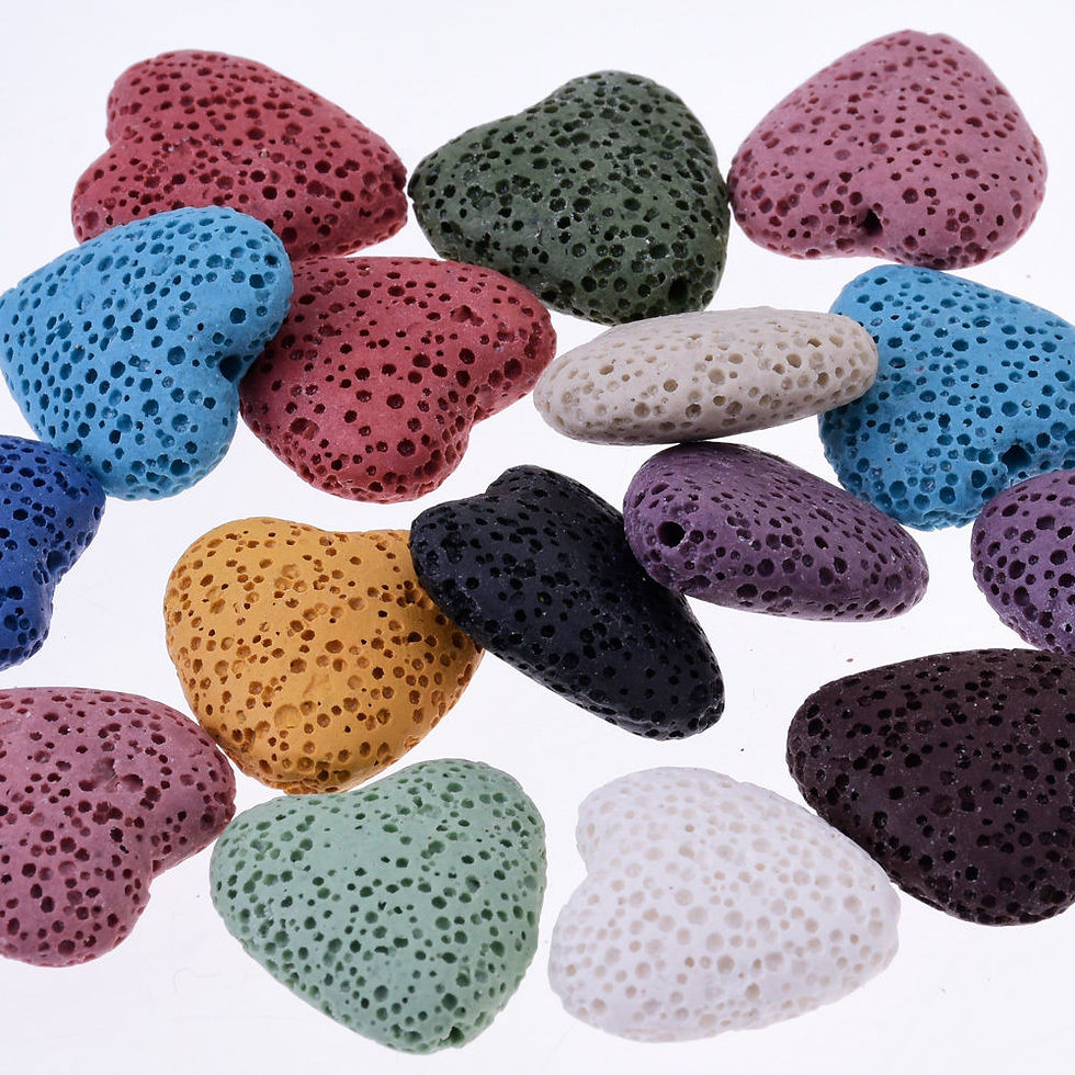 Thumbnail: Heart Openwork Essential Oil Diffuser Pendant