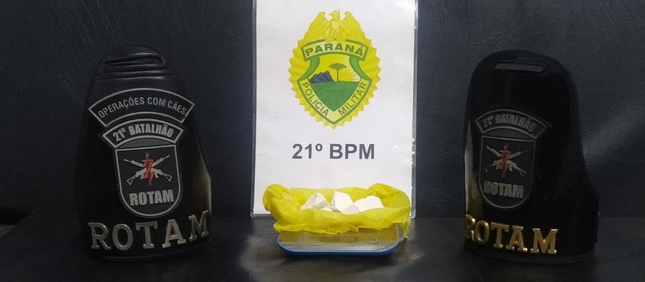 Dois homens são presos pela ROTAM por tráfico de drogas