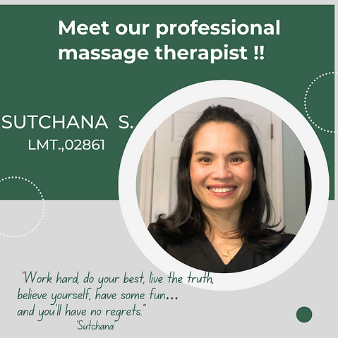 Sutchana-Thai Massage Therapist