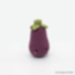 free crochet amigurumi kawaii eggplant aubergine pattern My Amigurumi Farm