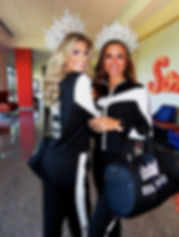 Custom Rhinestoned Tracksuit