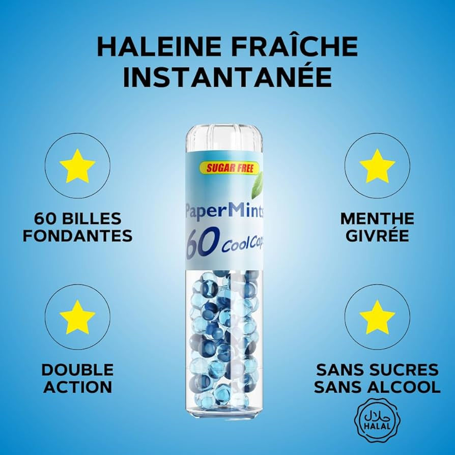PaperMints Cool caps 60 billes