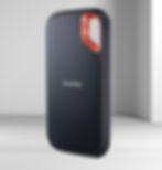 Time Machine 101: A SanDisk SSD drive.