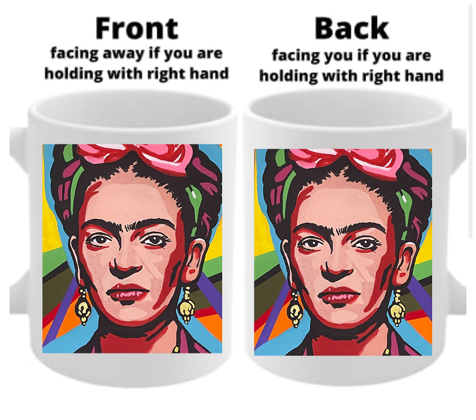 frida coffe mug front and back