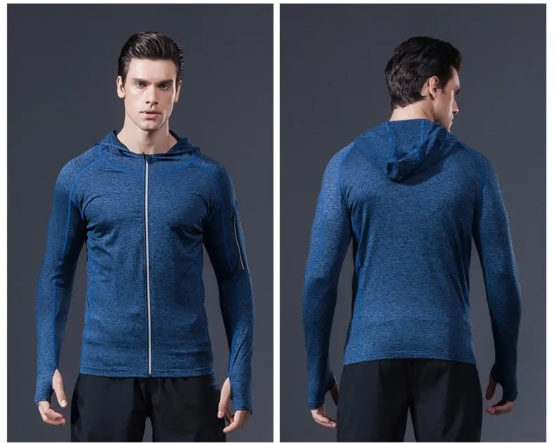Thumbnail: Reflective Sports Suit Men Running Set