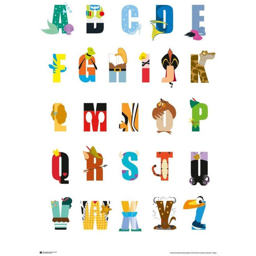 Disney Alphabet Poster | The Puzzle People