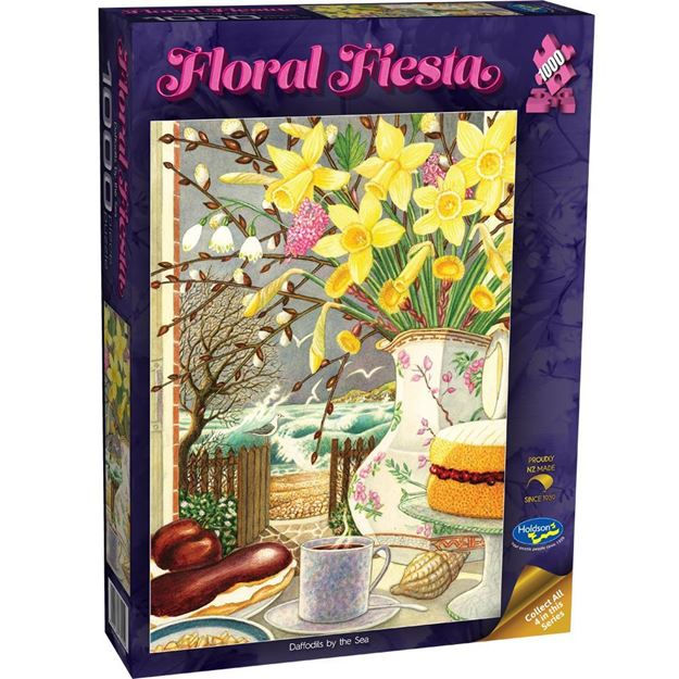 Holdson 1000pc Floral Fiesta - Daffodils by the Sea