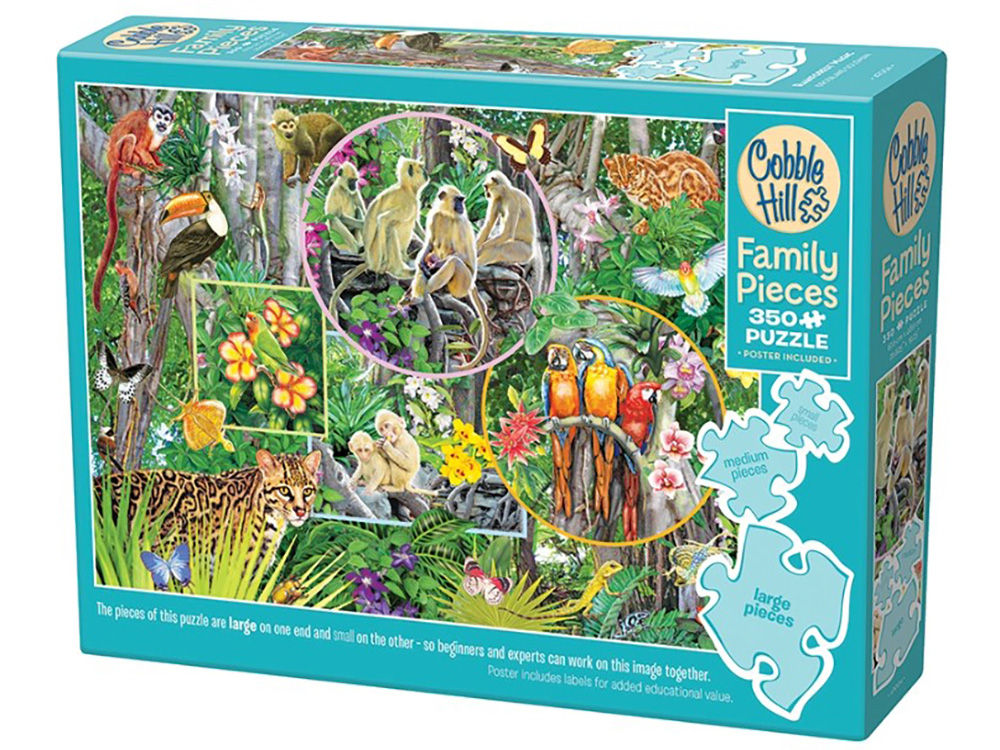 Cobble Hill 350pc Family Puzzle Rainforest Magic