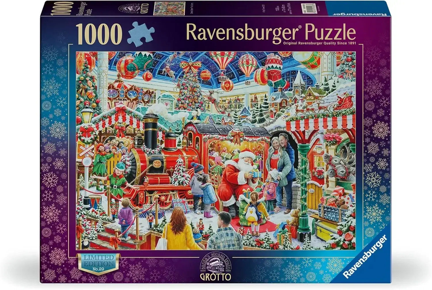 Ravensburger 1000pc Santa's Steam Train Grotto