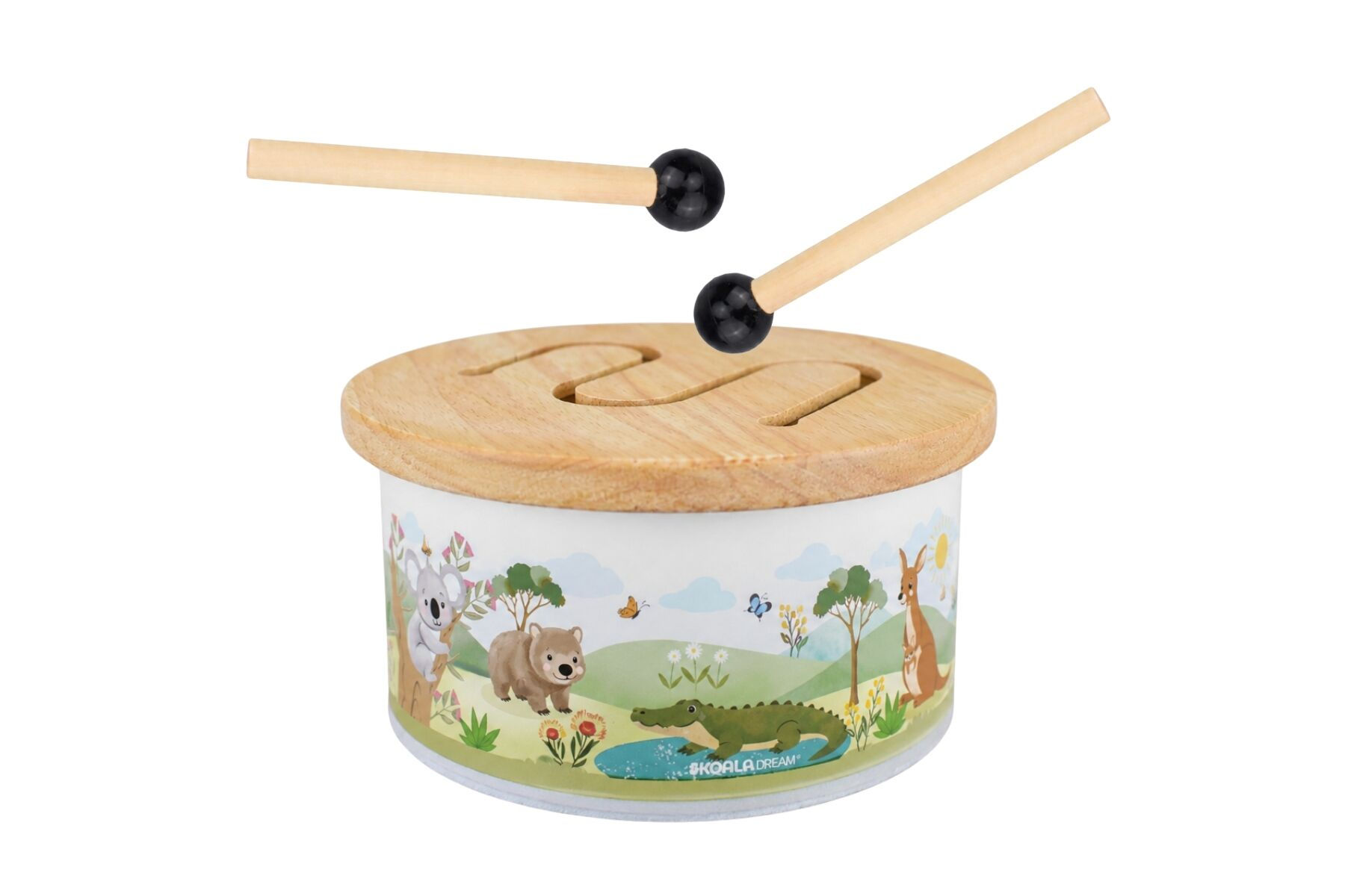 Koala Dream Aussie Wooden Drum Toy