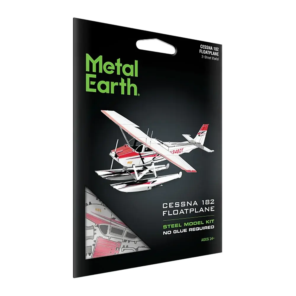 Metal Earth Cessna 182 Floatplane