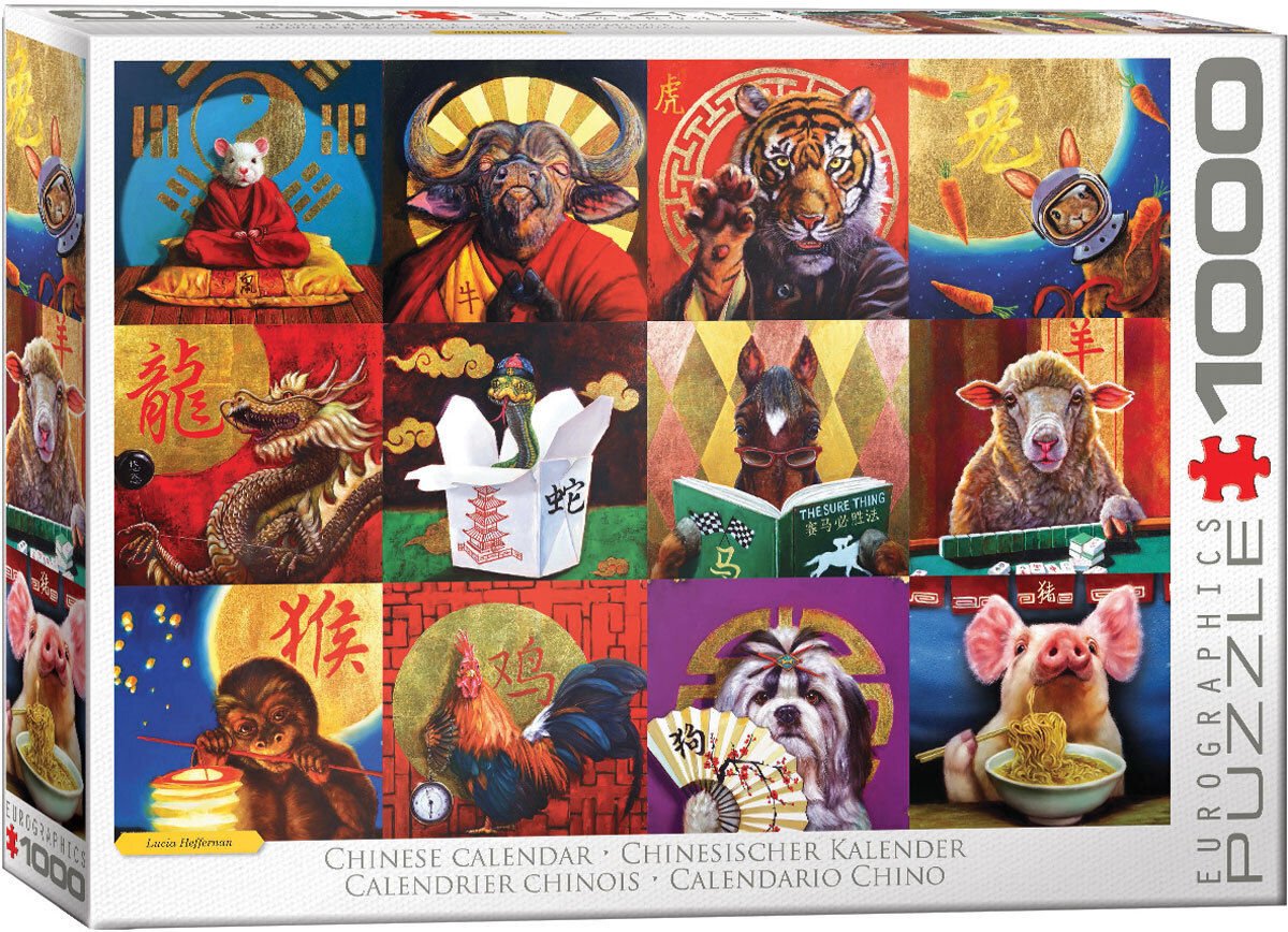 Eurographics 1000pc Chinese Calendar