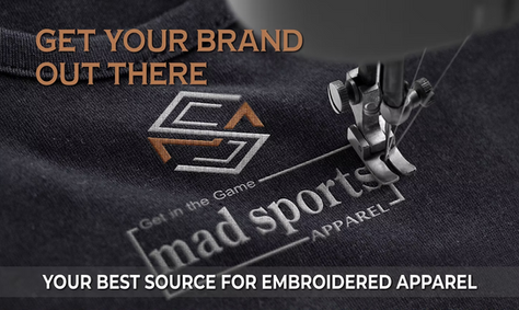 Mad Sports Apparel Expands Embroidery Services to Better Serve Our Customers