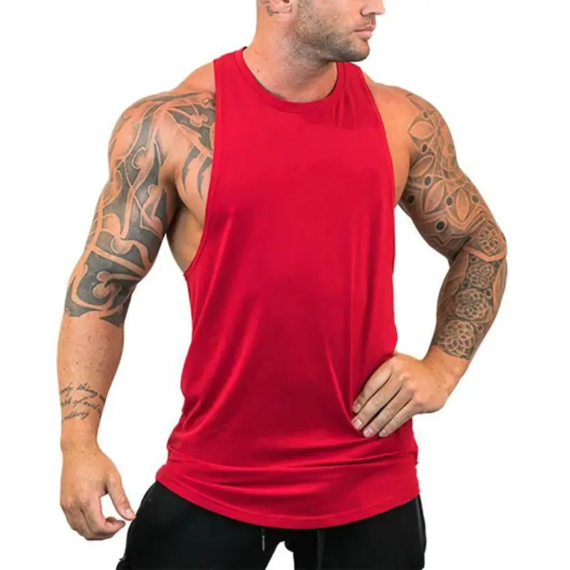 Thumbnail: Mens Tank Tops Shirt Gym Tank Top
