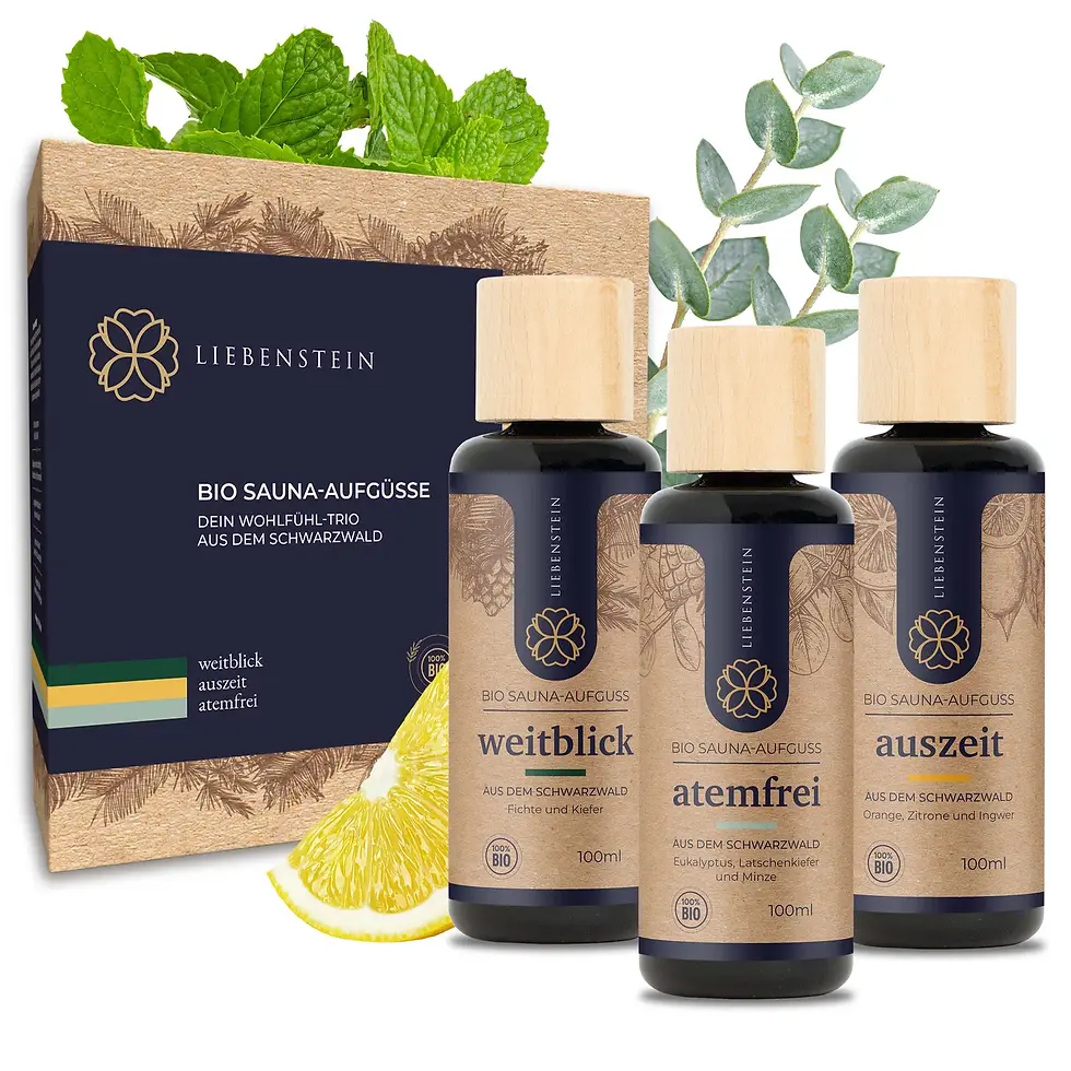 BIO Saunaaufguss Set - 3 x 100ml