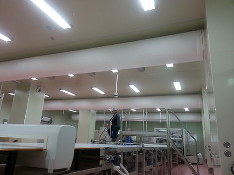 제과제빵 천덕트 패브릭덕트 섬유덕트 에이디산업