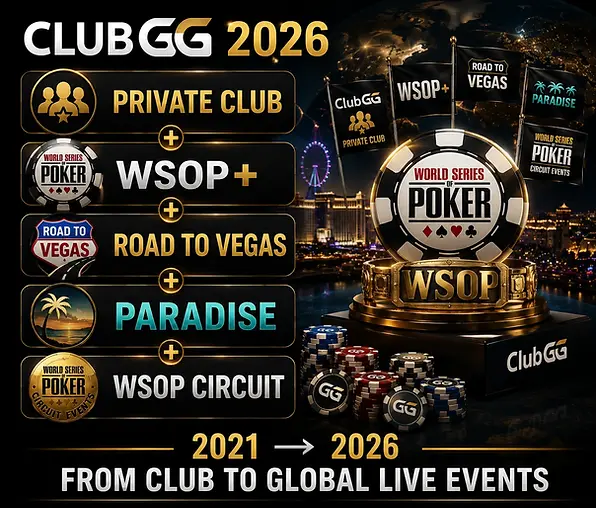2026년 클럽지지 ClubGG WSOP 플러스와 WSOP Circuit 역사