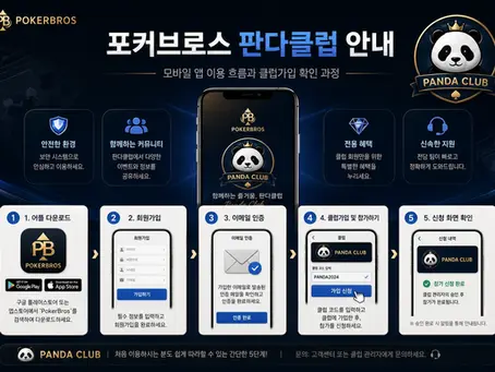 포커브로스 판다클럽, 한국 이용자가 많이 찾는 이유와 확인할 점