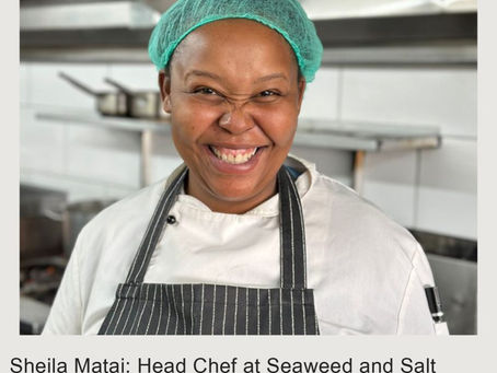 SUSTAINABLE COOKING A NOTE FROM CHEF SHEILA