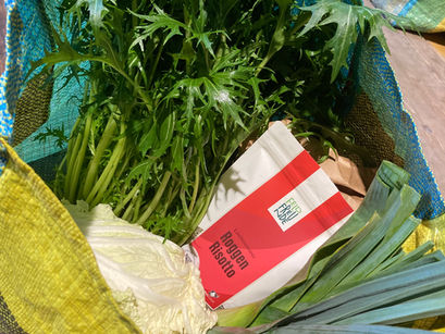 Gemüsetasche Gartenkooperative