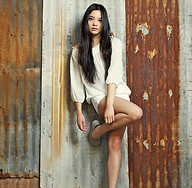 Model with Long Legs