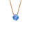 Thumbnail: Pendant "Mars" Ocean Blue Topaz Chain