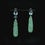 Thumbnail: Earrings "Honta" Art Déco Jadeite Topaz Agate
