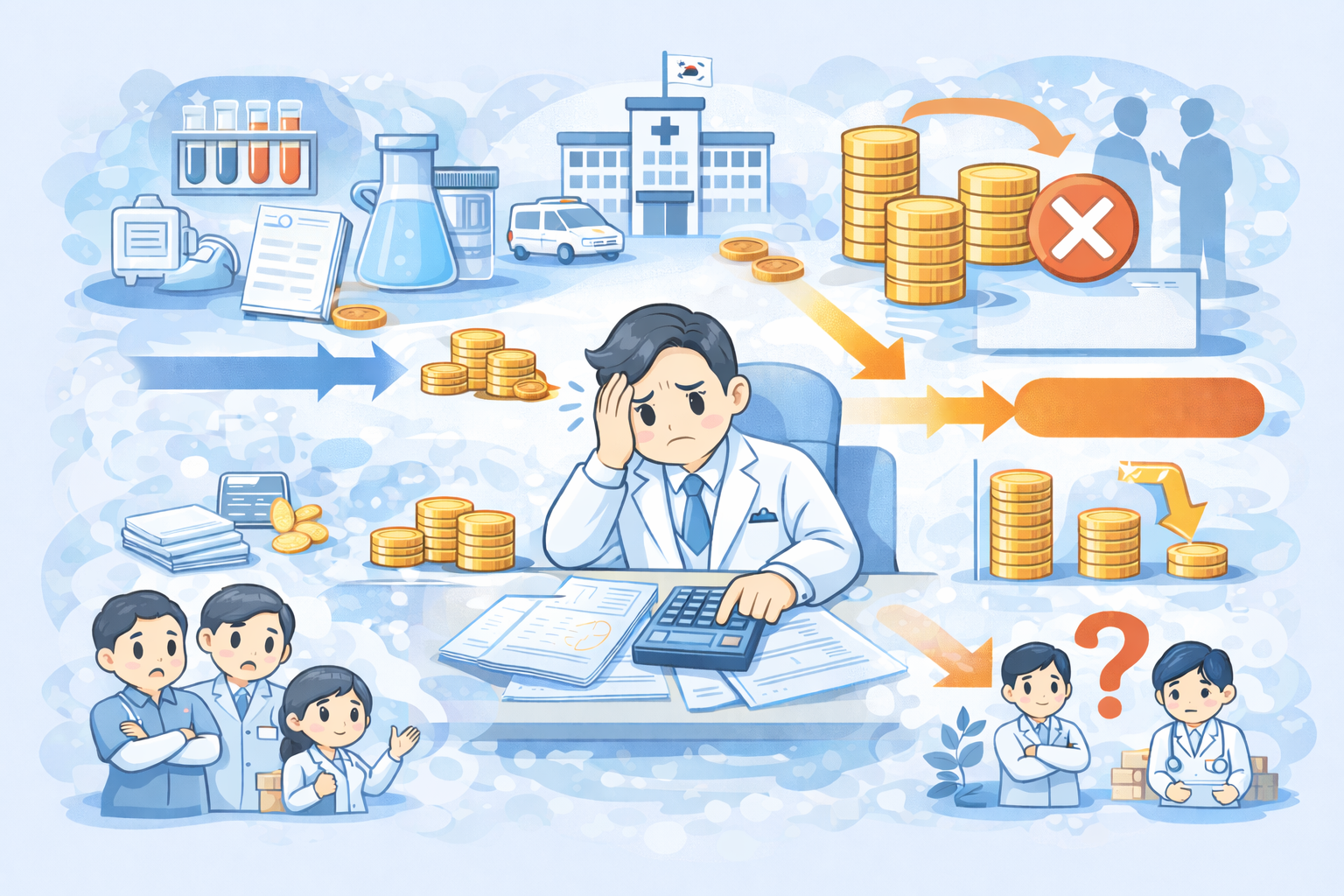 검체검사 분리청구 도입…개원가 수익 직격