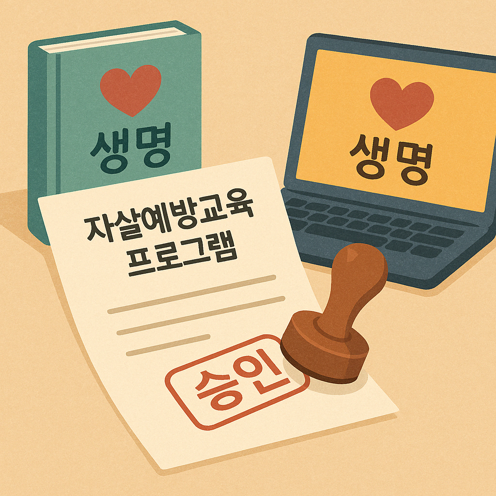 자살예방교육 프로그램 승인심사 접수 시작