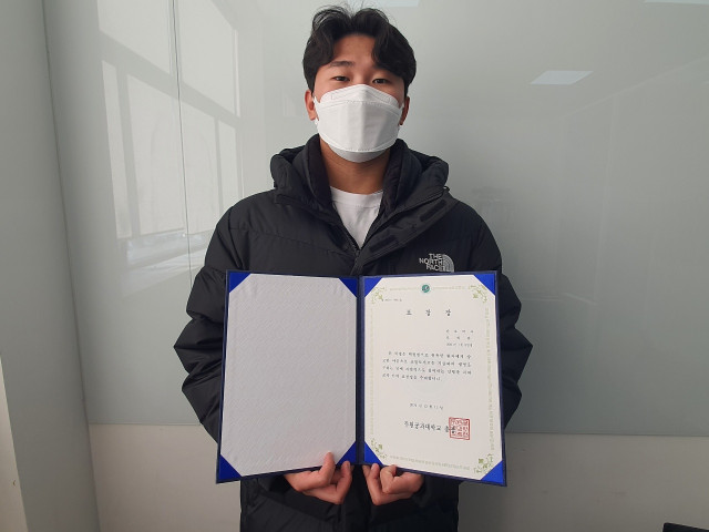 두원공과대 간호학과 오세찬 학생, 백혈병 환자에 조혈모세포 기증