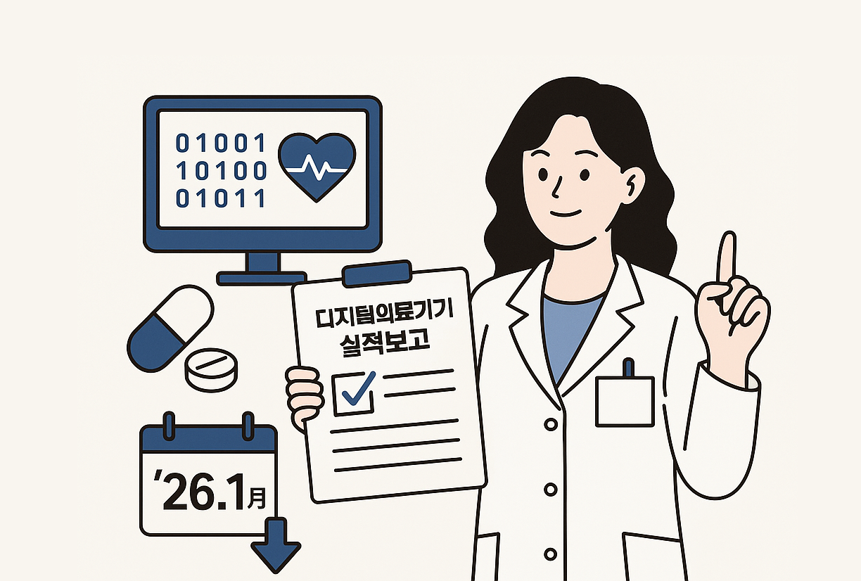식약처, 디지털의료기기 실적보고 서식 신설…산업동향 분석 강화