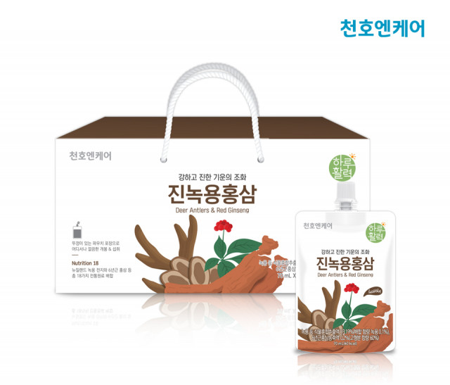 천호엔케어, 녹용과 홍삼을 한 팩에 담은 ‘하루활력 진녹용홍삼’ 출시