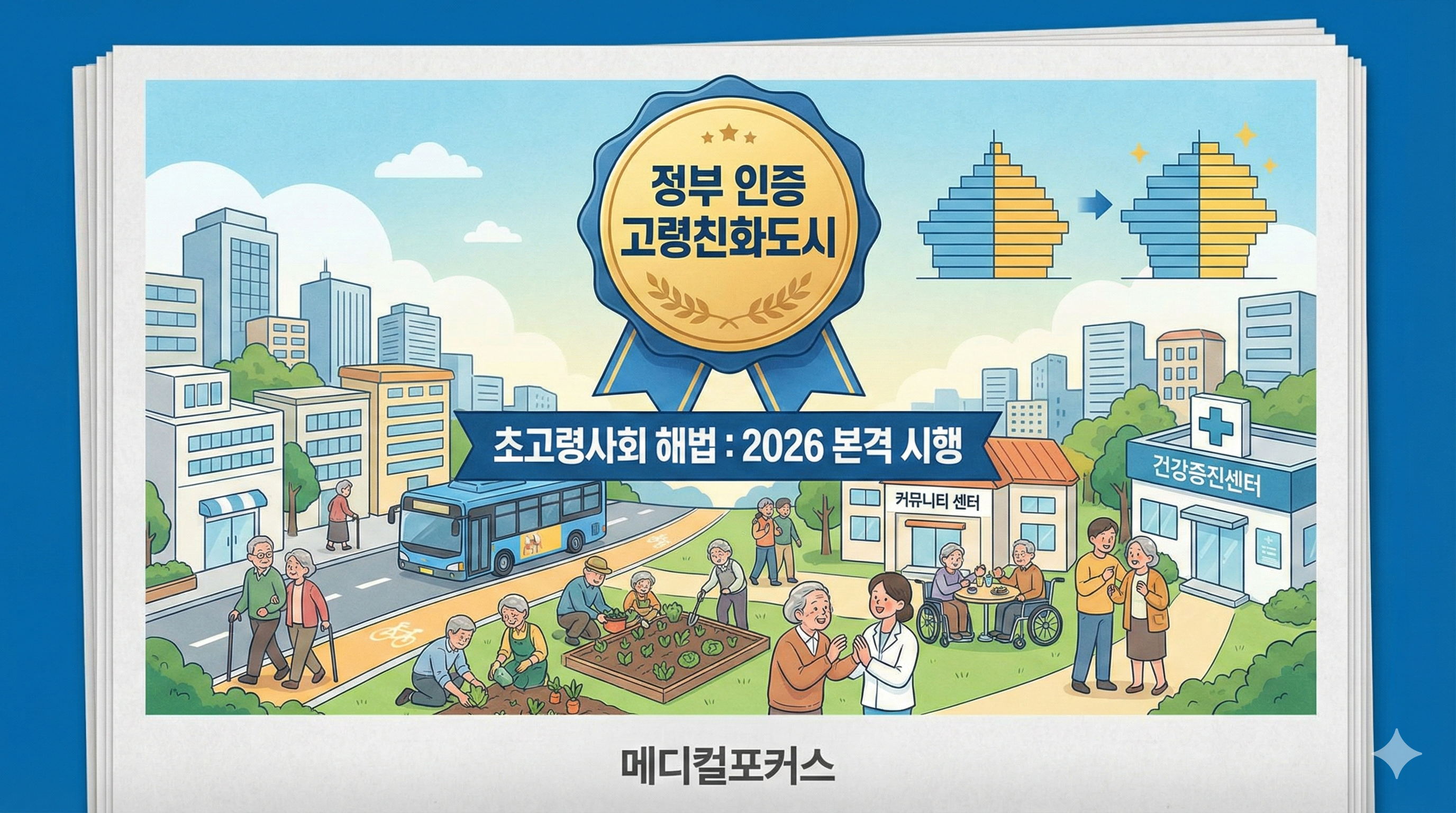초고령사회 해법, 정부가 인증하는 '고령친화도시' 본격 시행
