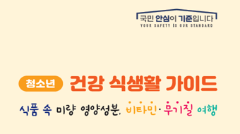 식약처, 국민의 올바른 식습관 확산 위한 안내서 발간