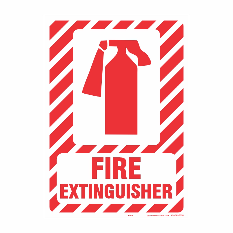 Fire, Notice & PPE Signs example