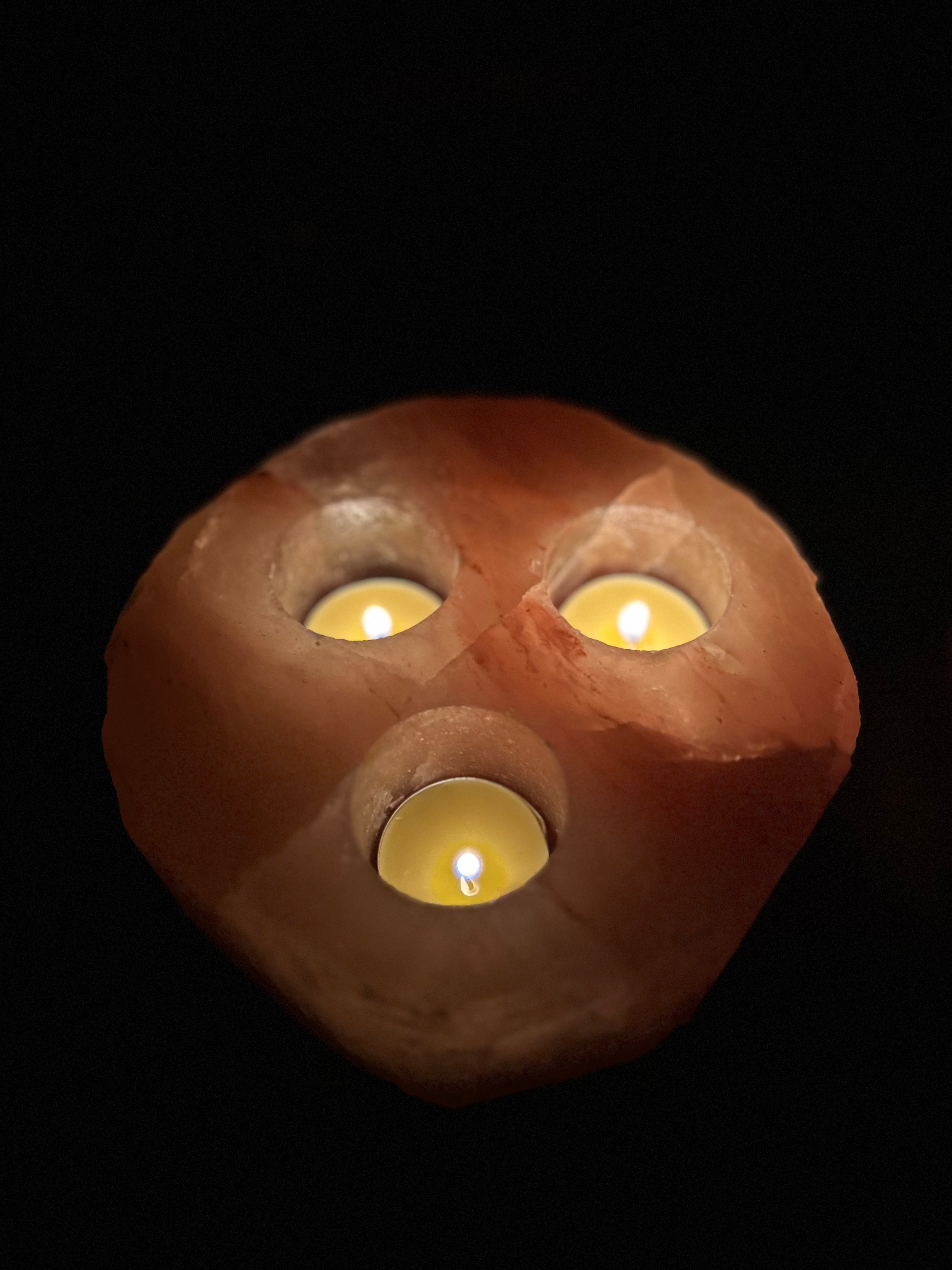 (#ITE003) Candle Holder Natural x 3