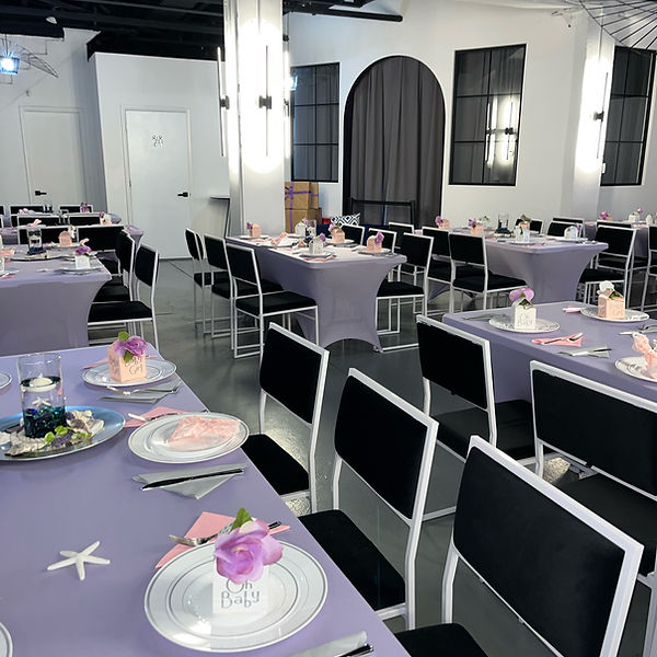 Baby Shower decor at The Fulton West Baby Shower Venue
